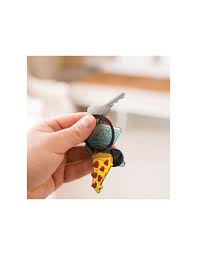 CONJUNTO LLAVEROS METAL PIZZA