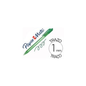 BOLIGRAFO INK JOY 1.0MM CLIP PAPER MATE VERDE