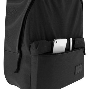 PACK X 2 MOCHILA TOTTO +ESTUCHE COLOR NEGRO CALEX PORTATODOS SENCILLO KALEX N01