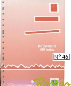 RECAMBIO A5 MULTITALADRO CUADRICULA 46 EDELVIVES