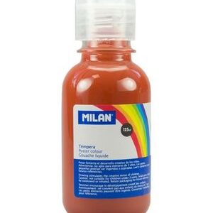 BOTE TEMPERA MILAN 125ml MARRÓN COD.03470