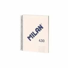 CUAD A4 BEIGE 80H ESPIRAL CUAD 5X5
