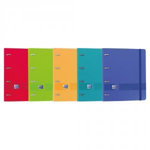 CARPETA A4 4 ANILLAS 35MM RECAMBIO PP COLORES VIVOS OXFORD