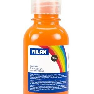 BOTE TEMPERA MILAN 125ml NARANJA COD.03432