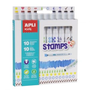 C. ROTULADORES COLORS Y STAMP 10 U