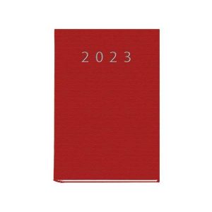 AGENDA ANUAL 2023 PRAXIS ROJO 14,5X21CM DIA PAGINA T.DURA
