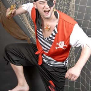 DISFRAZ ADULTO PIRATA NAUFRAGO REF 86842 TALLA M-L