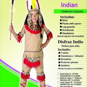 D.CHICO 10-12 INDIO CON LEOPARDO REF 87265 SIN MANGAS
