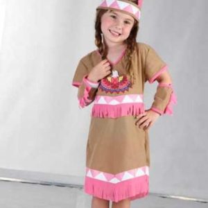 DISFRAZ INFANTIL 2-4 INDIA ROSA REF 82741