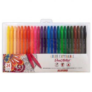 ESTUCHE 24 ROTULADORES DOBLE PUNTA DUAL ARTIST COLORES SURT