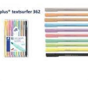 ROTULADORES PASTEL STAEDLER 10  TRIPLUS HIGHLIGHTER1-4mm