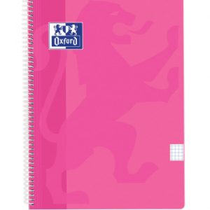 OXFORD BLOC Fº 80H 90G. CUAD.4X4 C/M TAPA PLASTICO LAVANDA