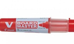 ROTULADOR VELLEDA PILOT RECARGABLE ROJO