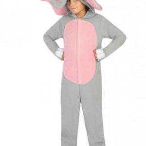 DISFRAZ ELEFANTE GRIS Y ROSA ATOSA 10-12