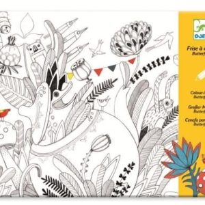 DJ9645 CENEFA PARA COLOREAR BUTTERFLY BALL DJECO