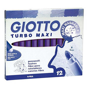 C/12 ROTULADORES GIOTTO TURBO MAXI VIOLETA R:456035
