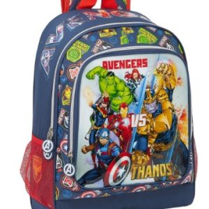 MOCHILA ADAPT.CARRO AVENGERS HEROES VS THANOS