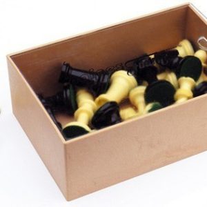 FICHAS AJEDREZ PLASTICO STAUNTON N.4