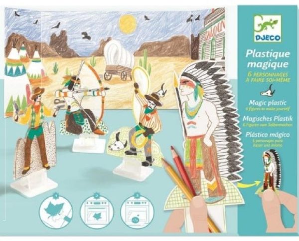 DJ09492 PLASTICO MAGICO OESTE DJECO