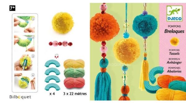 DJO8854 POMPONES ABALORIOS DJECO