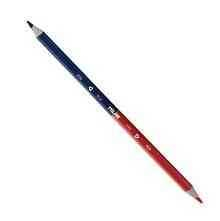LAPIZ TRIANGULAR MILAN ROJO-AZUL