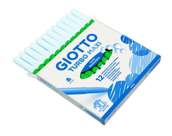 C/12 ROTULADORES GIOTTO TURBO MAXI VERDE OSCURO R:456020