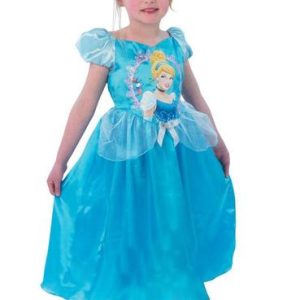 DISFRAZ VESTIDO CENICIENTA AZUL TALLA 3-4 AÑOS
