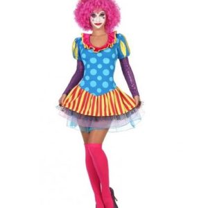 D.ADULTA PAYASA T.XL  ATOSA REF 229704 MINIFALDA