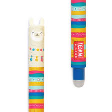 BOLIGRAFO DE GEL BORRABLE LLAMA