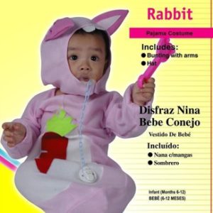 D.BEBE 6-12 MESES CONEJITA ROSA  SAQUITO REF MB132