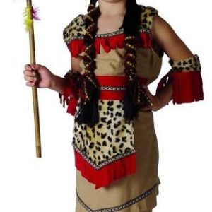 D.CHICA 7-9  INDIA CON LEOPARDO Y ROJO REF 87328