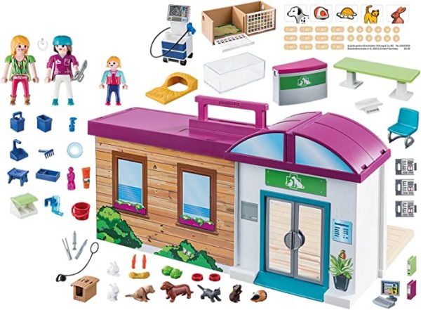 70146 PLAYMOBIL CITY LIFE CLINICA VETERINARIA MALETÍN