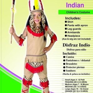 D.CHICO 4-6 INDIO CON LEOPARDO REF 87265 SIN MANGAS