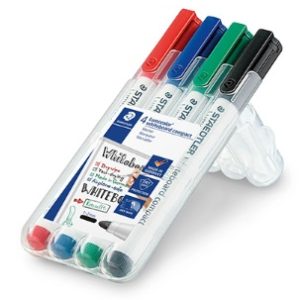 LUMOCOLOR ESTUCHE 4 PIEZAS PIZARRA BLANCA
