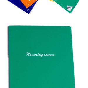 LIBRETA GRAPADA A5+ 48H 90G 1HORIZ. C/M COLORES SURT.