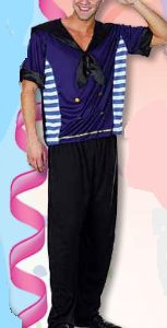 DISFRAZ ADULTO  MARINERO  TALLA UNICA REF 83005