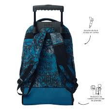 MOCHILA RUEDAS BOMPER RENGLONES 2516P 4EC