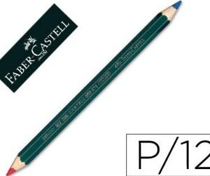 LÁPICERO BICOLOR FABER CASTELL GRUESO