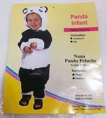 DISFRAZ INFANTIL .BEBE 6-12 MESES OSITO PANDA