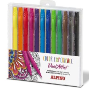 ESTUCHE 12 ROTULADORES DOBLE PUNTA DUAL ARTIST COLORES SURT