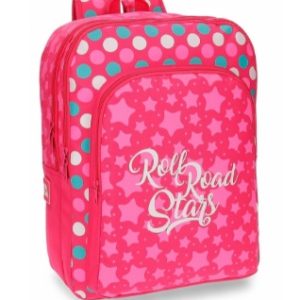 MOCHILA ROLL ROAD STARS ROSA JOUMA