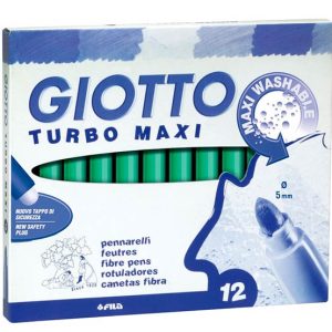 C/12 ROTULADORES GIOTTO TURBO MAXI VERDE CLARO R:456018
