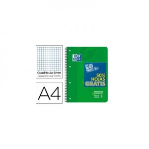 EUROPEANBOOK 4 120H 5X5 PP CON SEPARADORES A4
