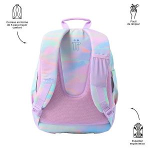 MOCHILA TOTTO ESCOLAR MULTICOLOR LUMINIA- RAYOL CODE:MA04ECO002-2416 N 5DO