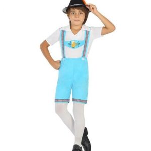 DISFRAZ TIROLES AZUL PANTALON CORTO 7-9 ATOSA
