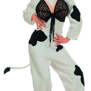 DISFRAZ ADULTA VACA SEXY CON SUJETADOR TALLA M  REF 50992