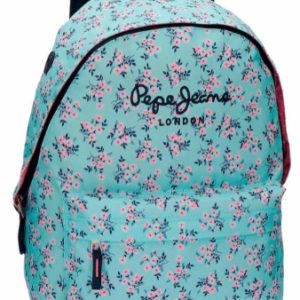 MOCHILA PEPE JEANS LONDON AZULITA FLORES 60123B1