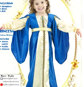 D.CHICA 2-4 PRINCESA MEDIEVAL AZUL REF 82670
