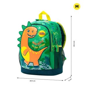 MOCHILA TOTTO INFANTIL DINOMAX M CODE: MJ04DNX002 2410 5D6M