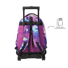 MOCHILA RUEDAS REMOV TIZA GLITTER 25110 5Q6